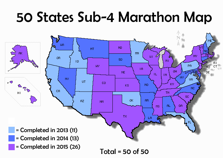 50 Sub 4 Marathon Map Final