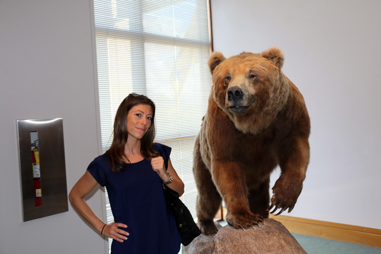Luckily this was the only bear we came across during our visit